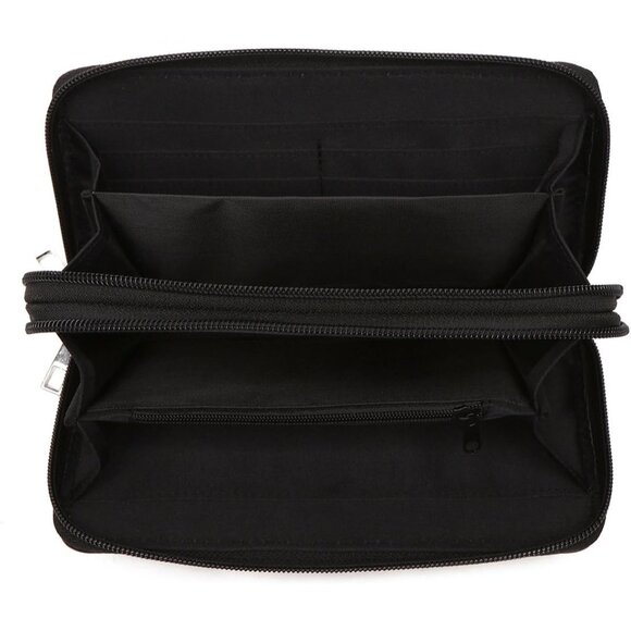 Punk Gothic Rock Skull Leather Shoulder Bag Wallet Set for Women - Picture 7 of 7